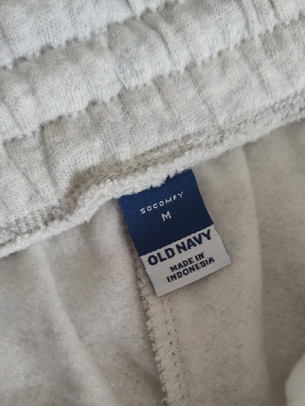 Old Navy Light Gray Womens Sweatpants with Elastic Cuffs
